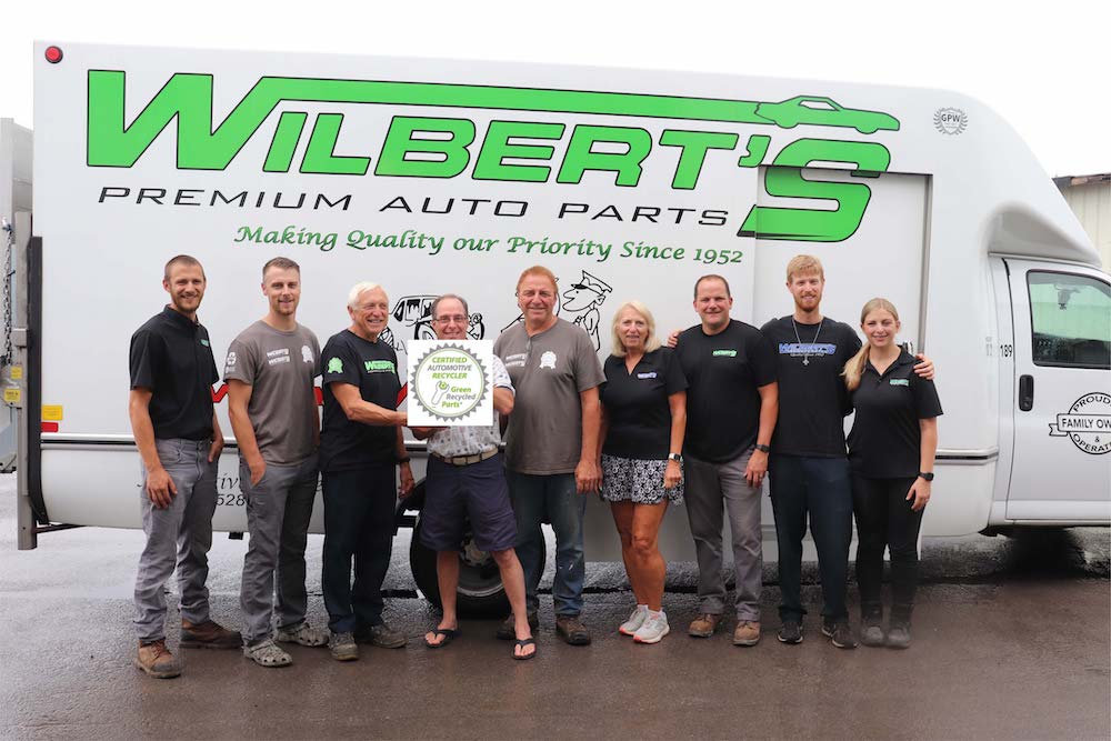 Featured image for “Webster, NY – Wilbert’s Inc. is selected as the recipient for the prestigious international “Certified Automotive Recycler” of the 2020 year award.”